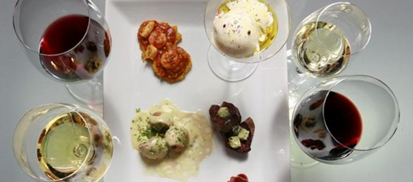 Maridaje, combinacion de vinos y comidas.